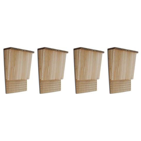 Bat Houses 4 pcs Wood