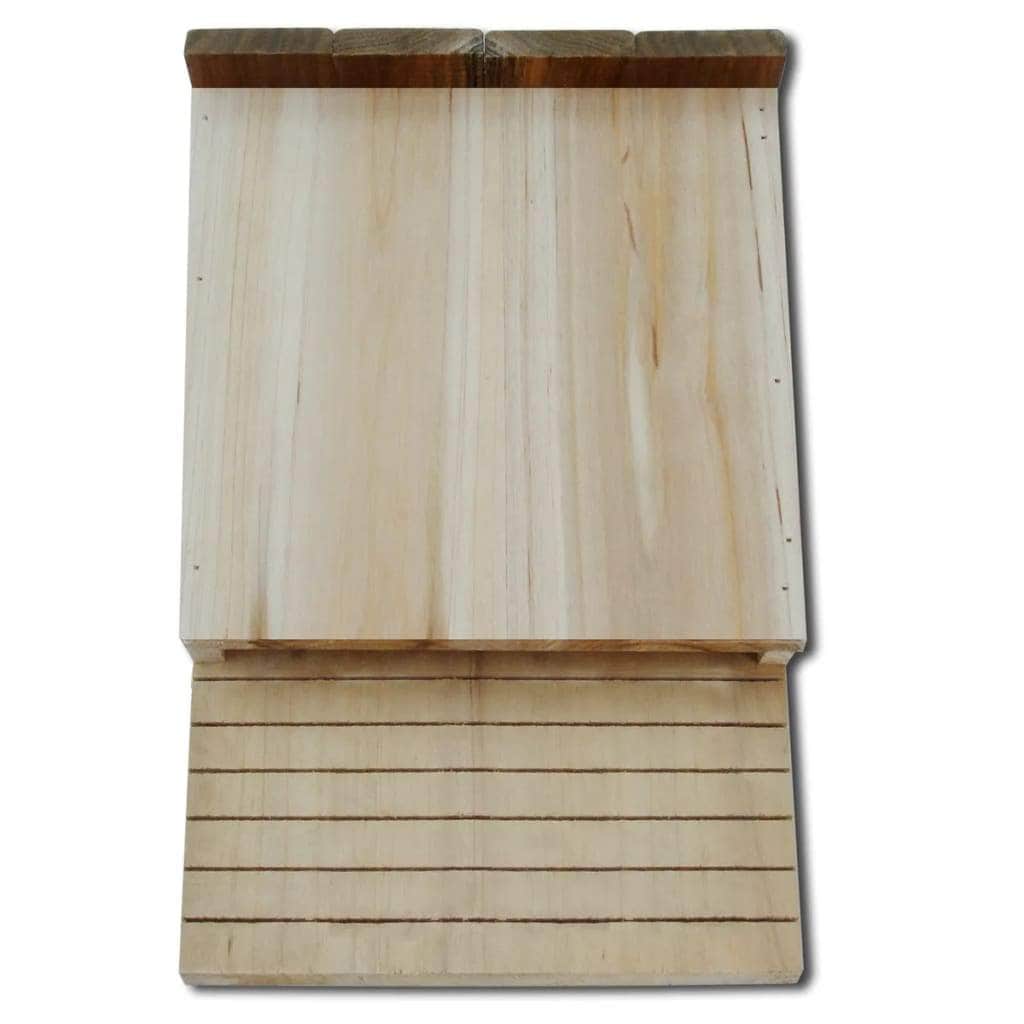 Bat Houses 4 pcs Wood | Wood finish