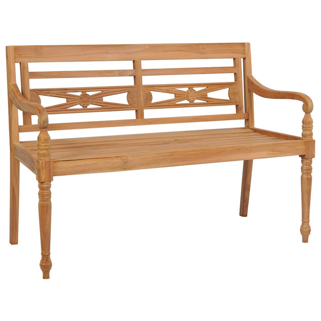 Batavia Bench 120 cm Teak - Simple deals