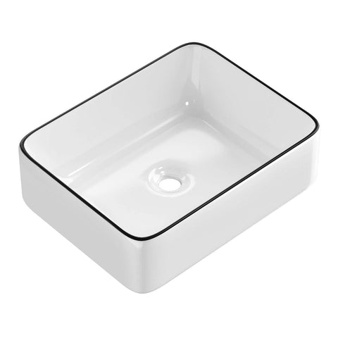 Bathroom Basin Ceramic Vanity Sink Hand Wash Bowl Above Counter