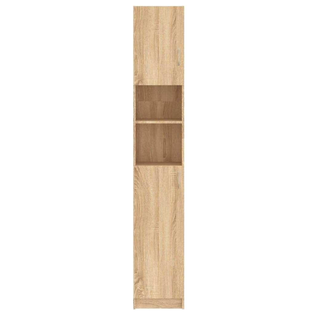 Bathroom Cabinet Sonoma Oak Chipboard