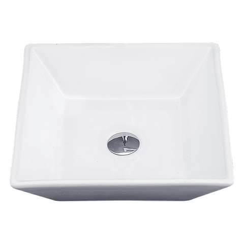 Bathroom Ceramic Rectangular Above Countertop Basin For Vanity