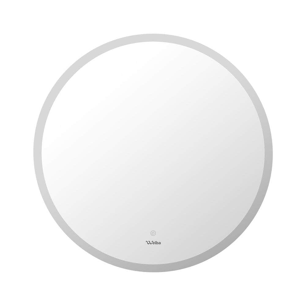 90Cm - Bathroom LED Mirror 90cm Round Mirror Wall Mounted Vanity Mirror