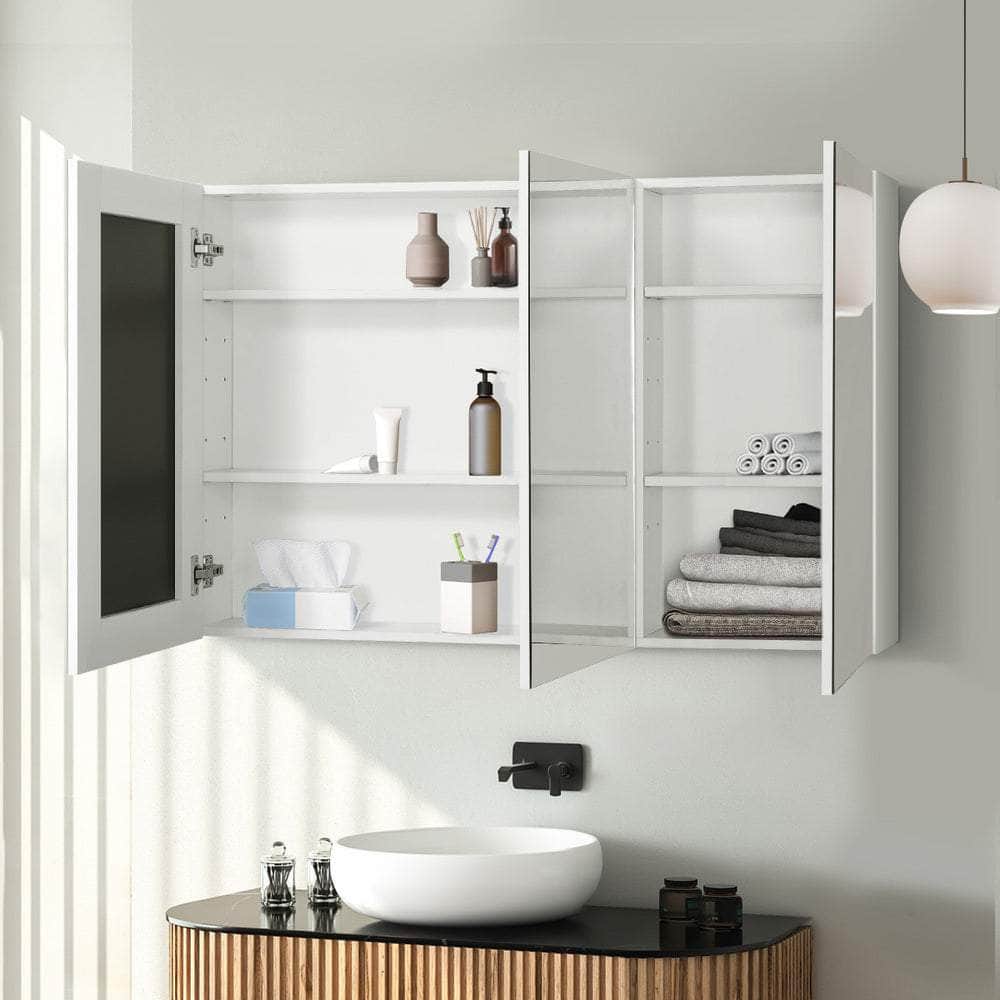 Bathroom Mirror Cabinet Vanity Medicine Wall Shaving Storage 1200mmx720mm