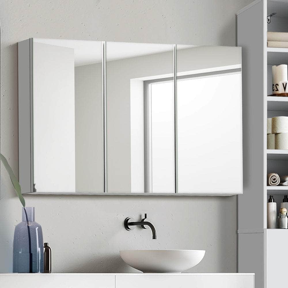 Bathroom Mirror Cabinet Vanity Medicine Wall Shaving Storage 1200mmx720mm
