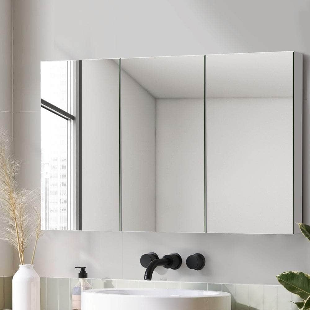Bathroom Mirror Cabinet Vanity Medicine Wall Shaving Storage 1200mmx720mm