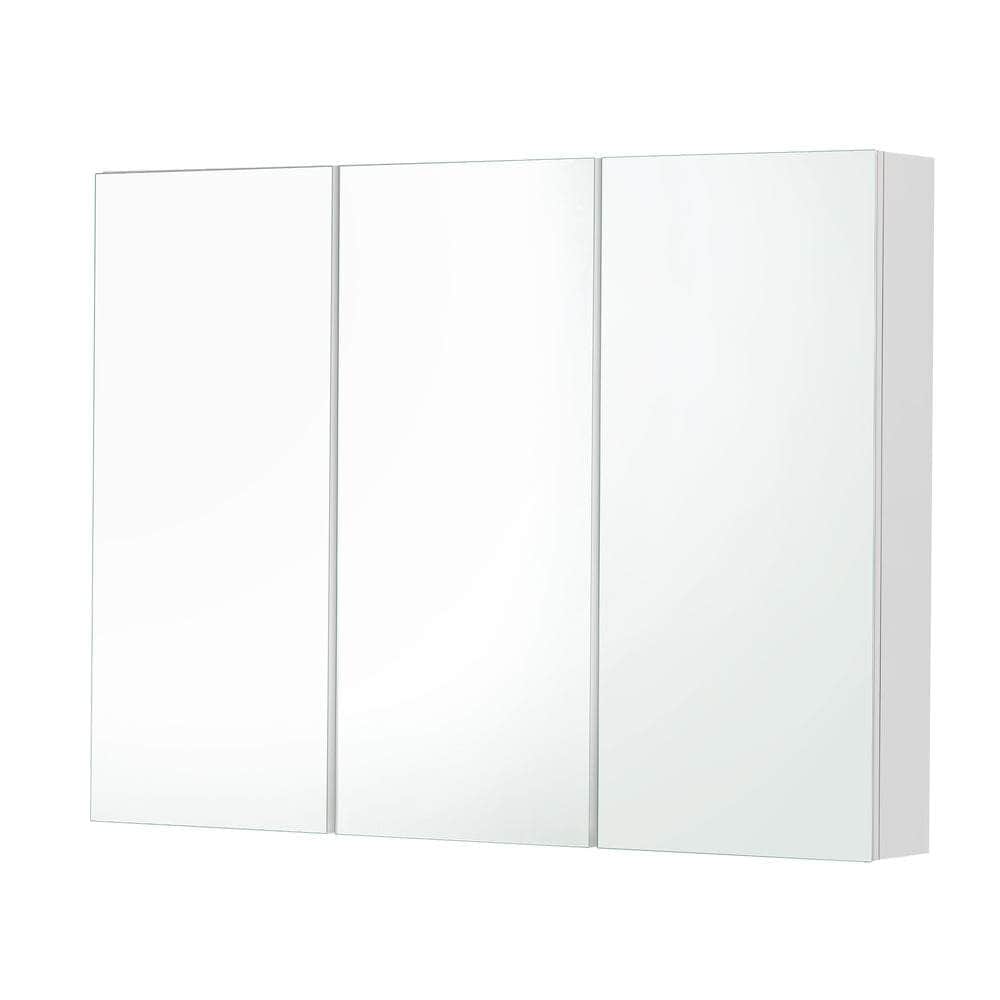Bathroom Mirror Cabinet Vanity Medicine Wall Storage 900mm x 720mm