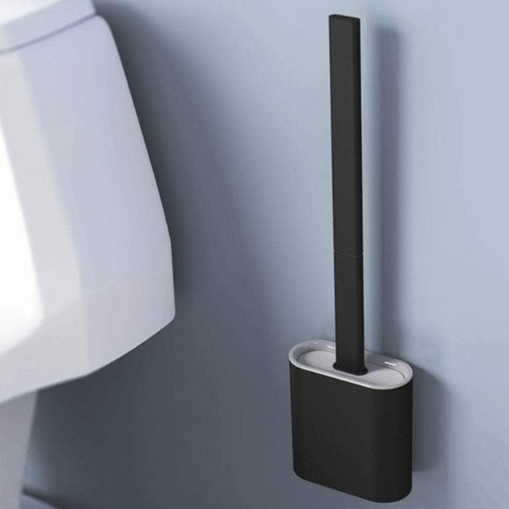 Bathroom Silicone Toilet Brush Set