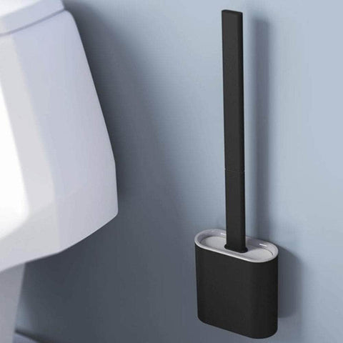 Bathroom Silicone Toilet Brush Set