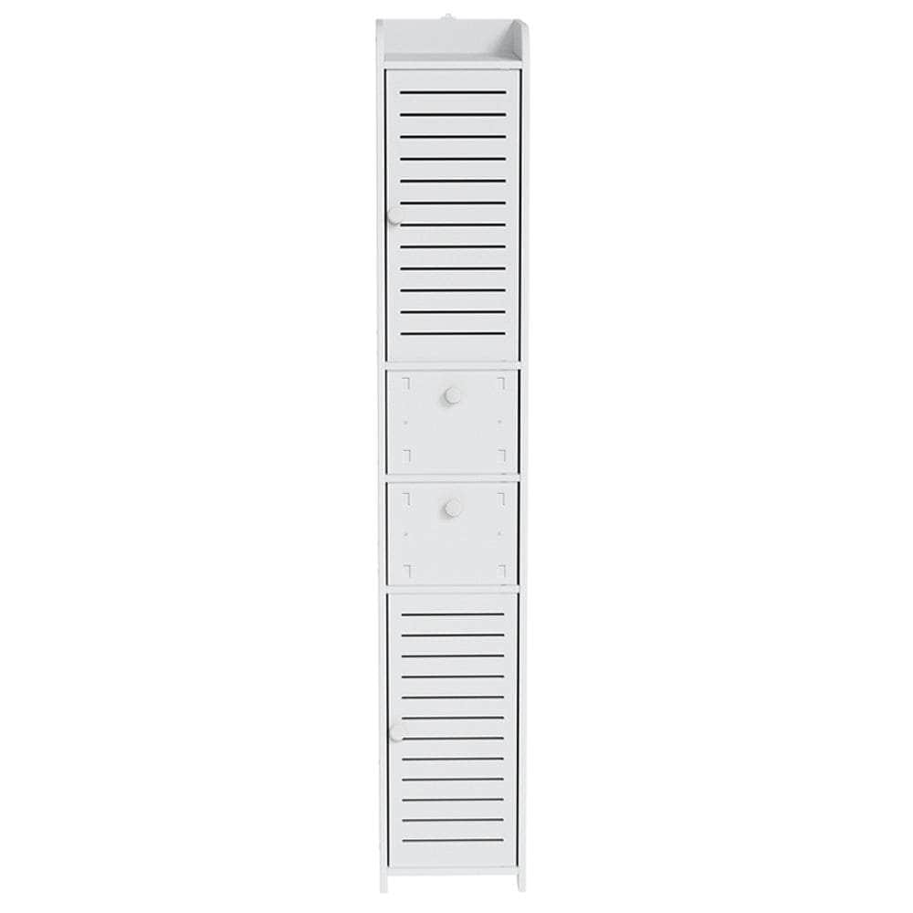 Bathroom Toilet Storage Cabinet Laundry Tallboy Cupboard Slim Corner