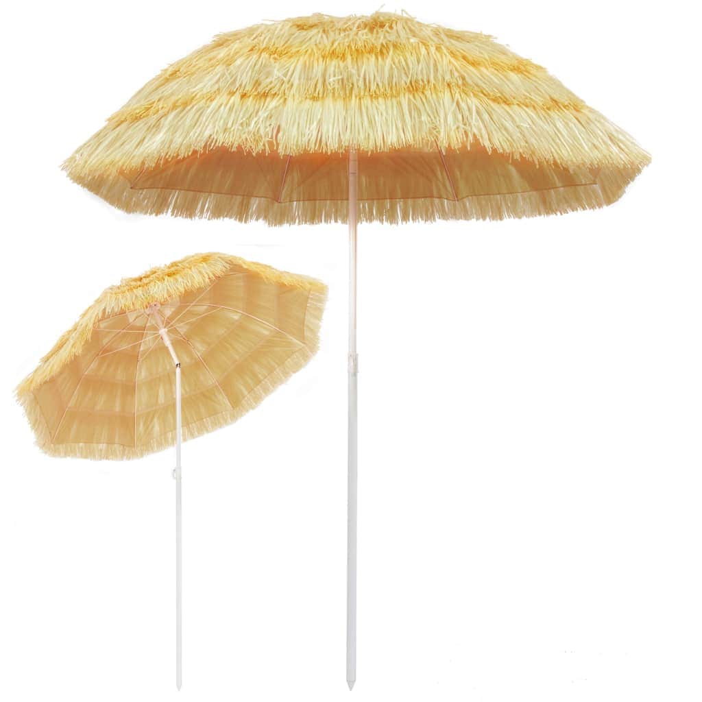 Beach Umbrella Natural 180 cm Hawaii Style - Simple deals