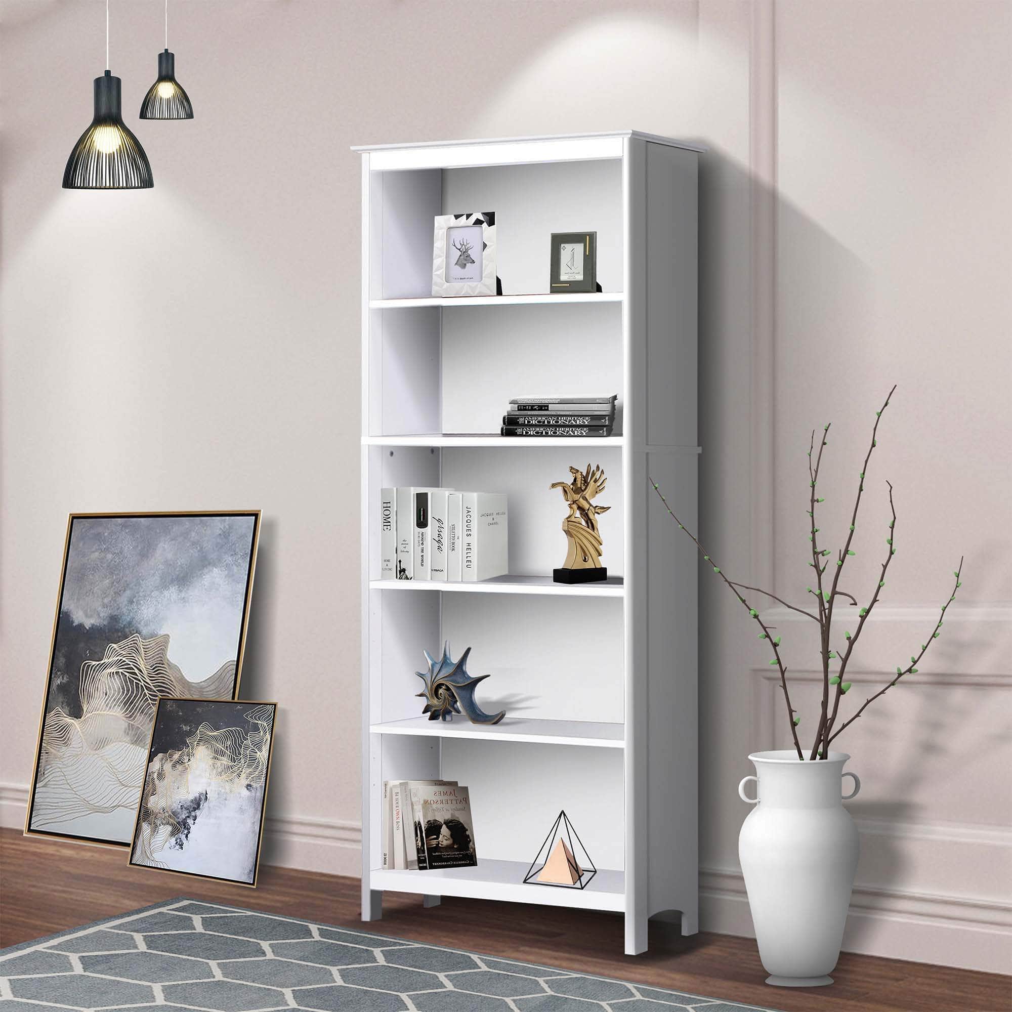 Beanca 5 Shelf Bookcase