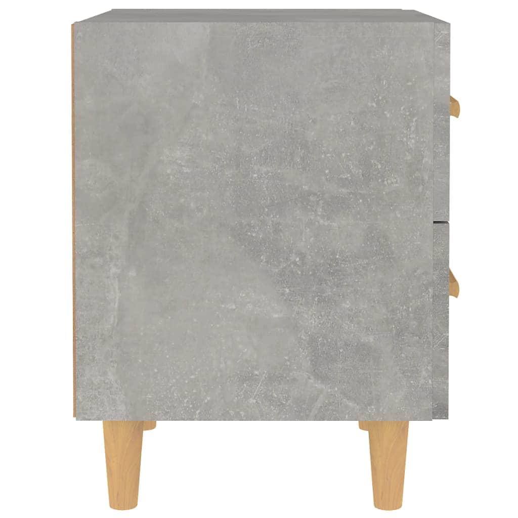 Bed Cabinets 2 pcs Concrete Grey