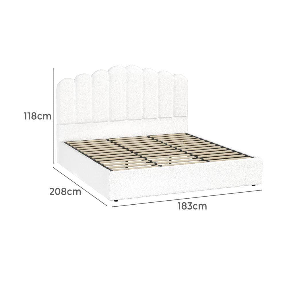 Bed Frame Gas Lift Beds Platform Boucle