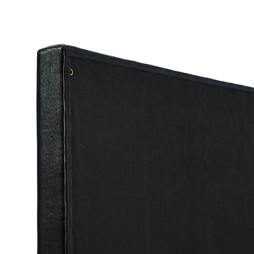 Bed Frame Headboard King Single Size Bedhead Black Leather