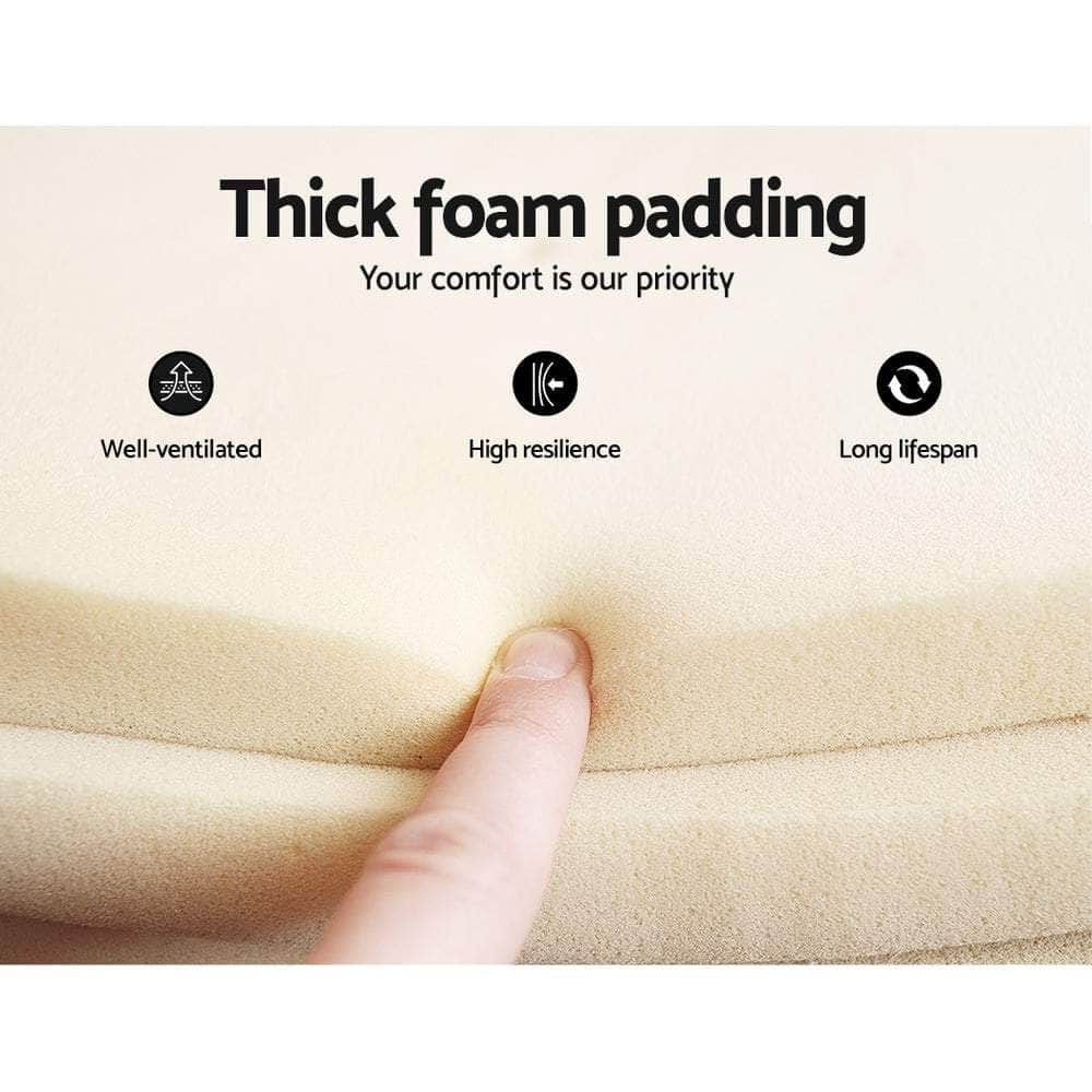 Bed Frame King Single Size Boucle Neo