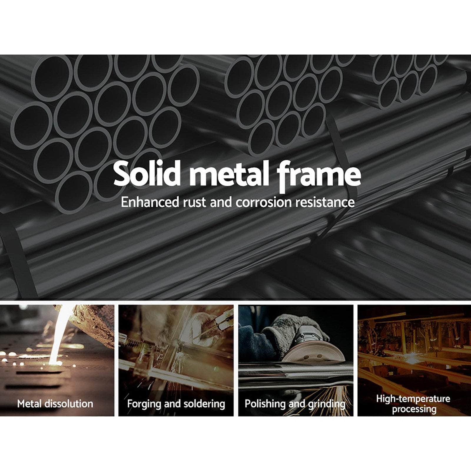 Bed Frame King Size Metal Frame DANE