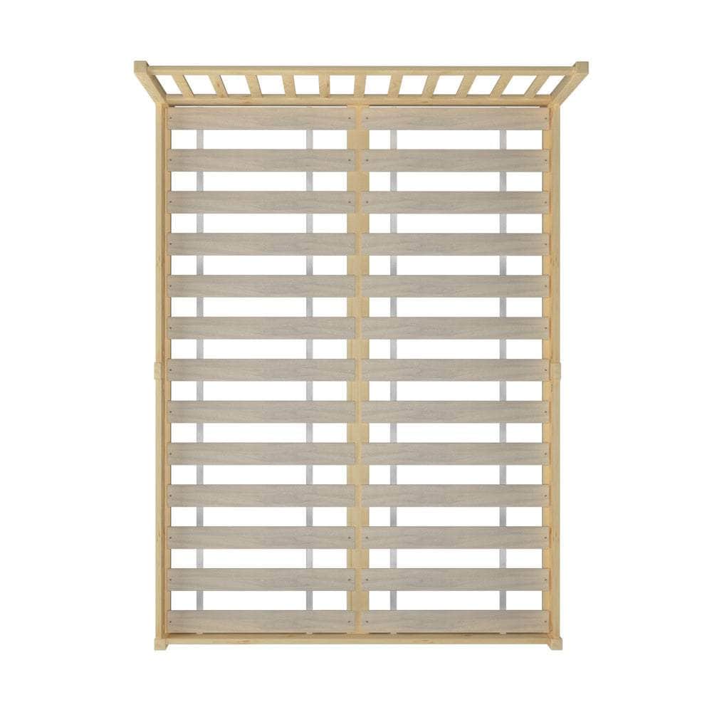 Bed Frame King Size Wooden Timber Mattress Base Wood Headboard Bedroom