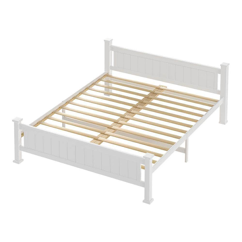 Bed Frame Pine Wooden Timber Base Platform Bedroom