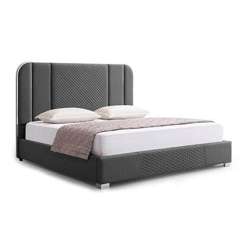 Bed Frame Queen/King Size Air Leather Padded Upholstery