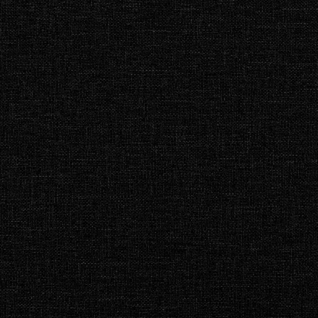 Bed Frame with Headboard Black King Single Size Fabric