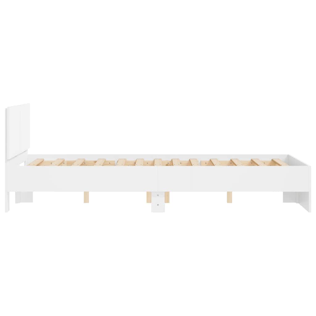 Bed Frame with Headboard White
