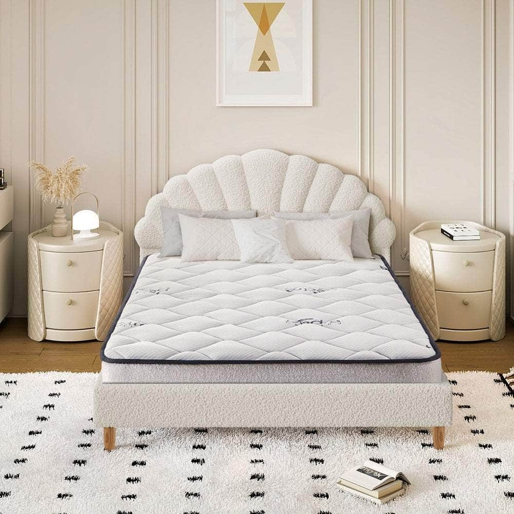 Bed Frame with Mattress Double Size