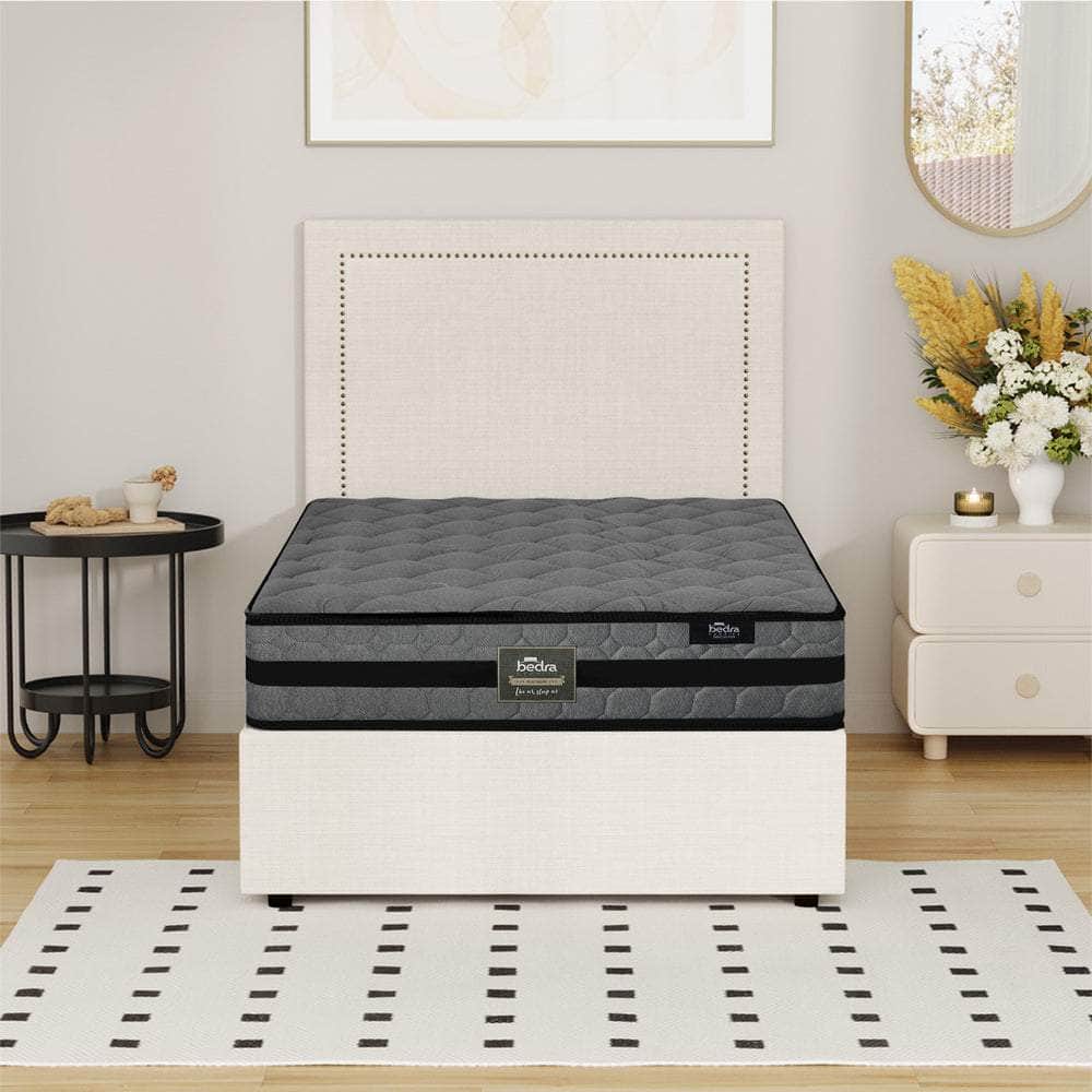 Bed Frame With Mattress Set King Single Gas Lift Storage ADI