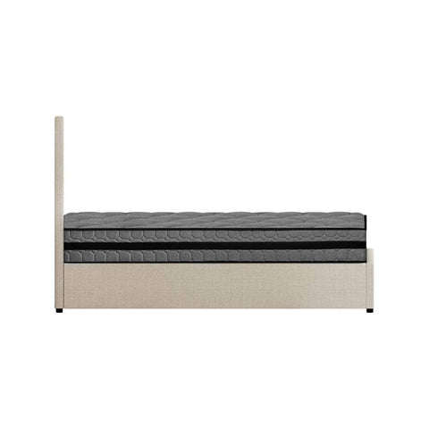 Bed Frame With Mattress Set King Size Gas Lift Storage ADI