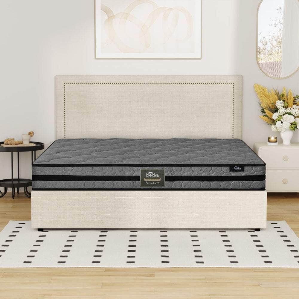 Bed Frame With Mattress Set King Size Gas Lift Storage ADI