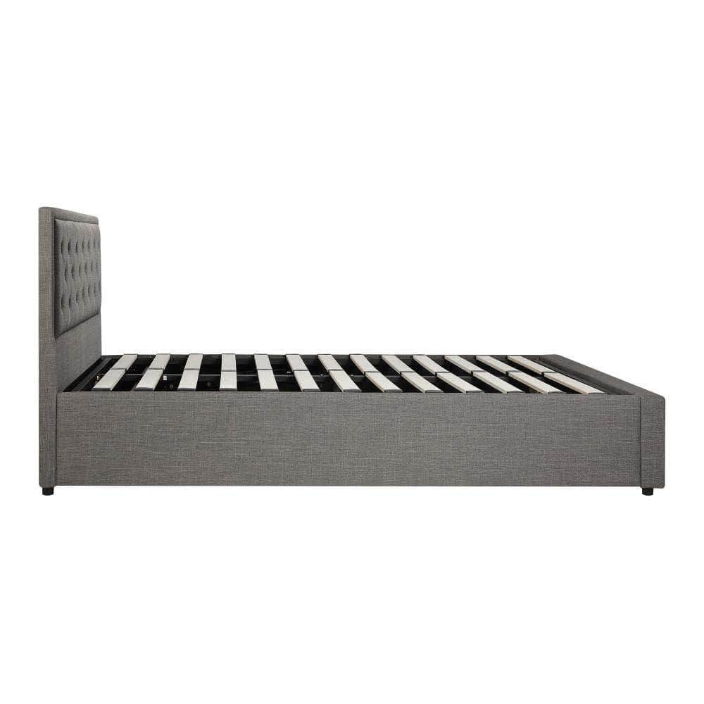Bed Frame with Storage Space Gas Lift Bed Mattress Base