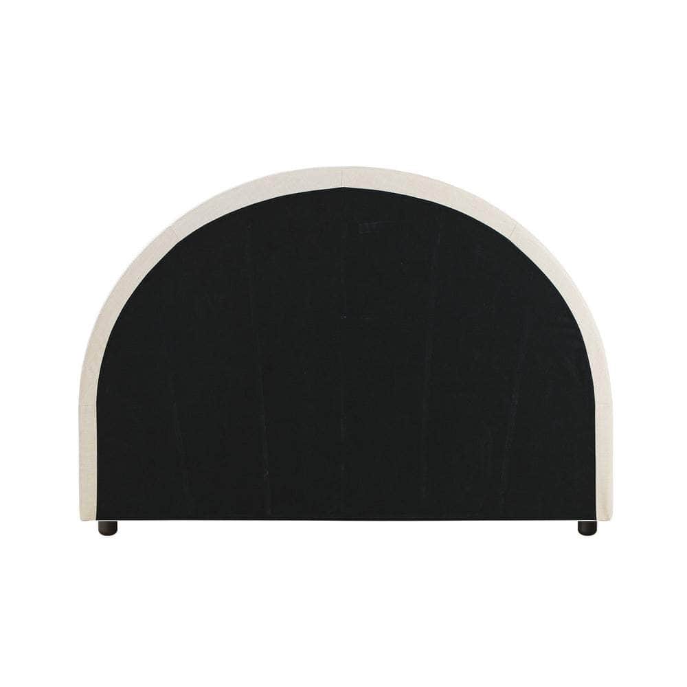 Bed Head King Single Headboard Fabric Beige