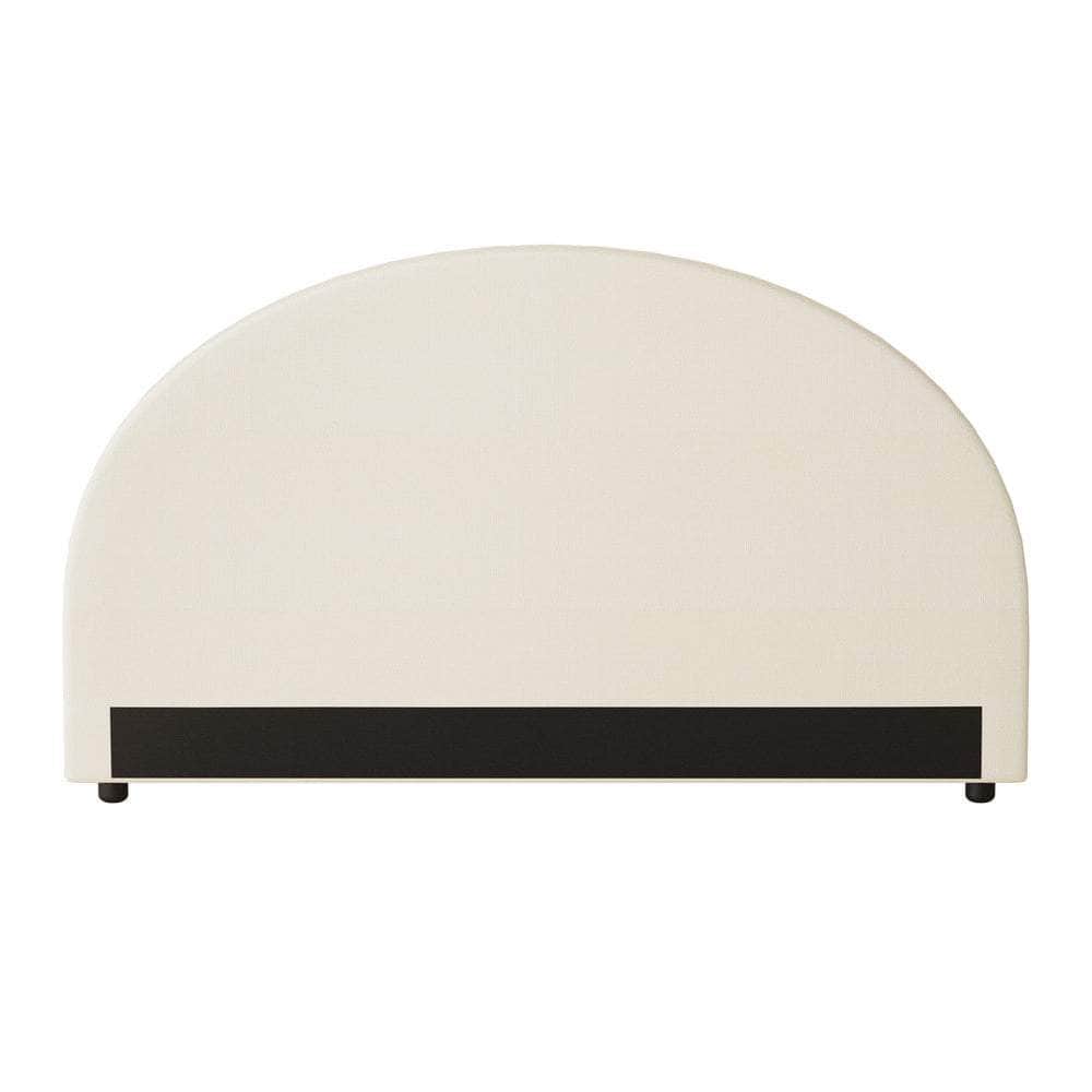 Bed Head Queen Size Headboard Fabric Beige