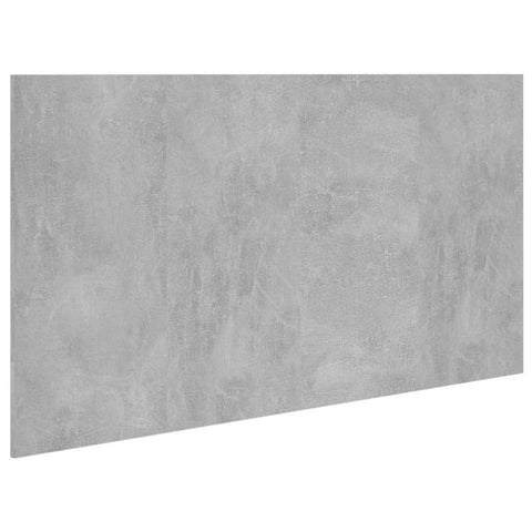 Bed Headboard - Concrete Grey Engineered Wood