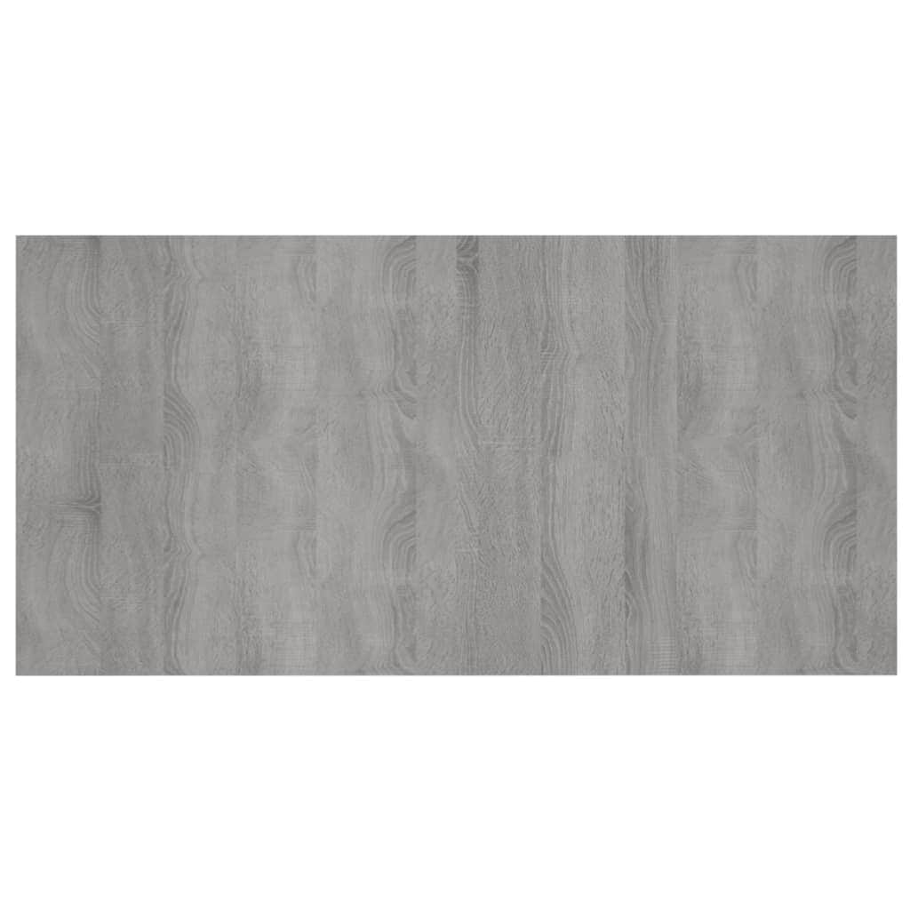 Wood finish - Bed Headboard Grey Sonoma Engineered Wood