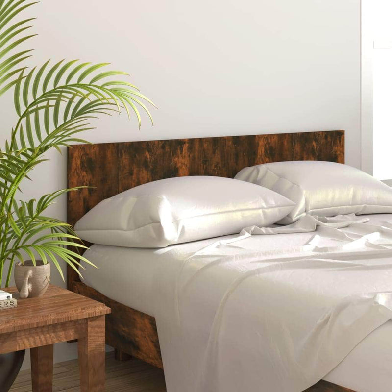 Bed Headboard - Smoked Oak Engineered Wood | Oak Headboard