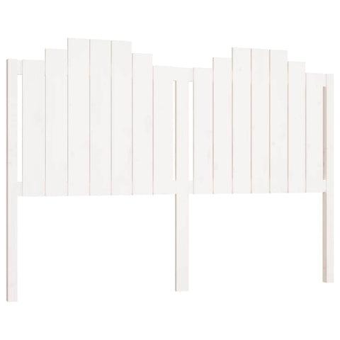 Bed Headboard (White) Solid Wood Pine