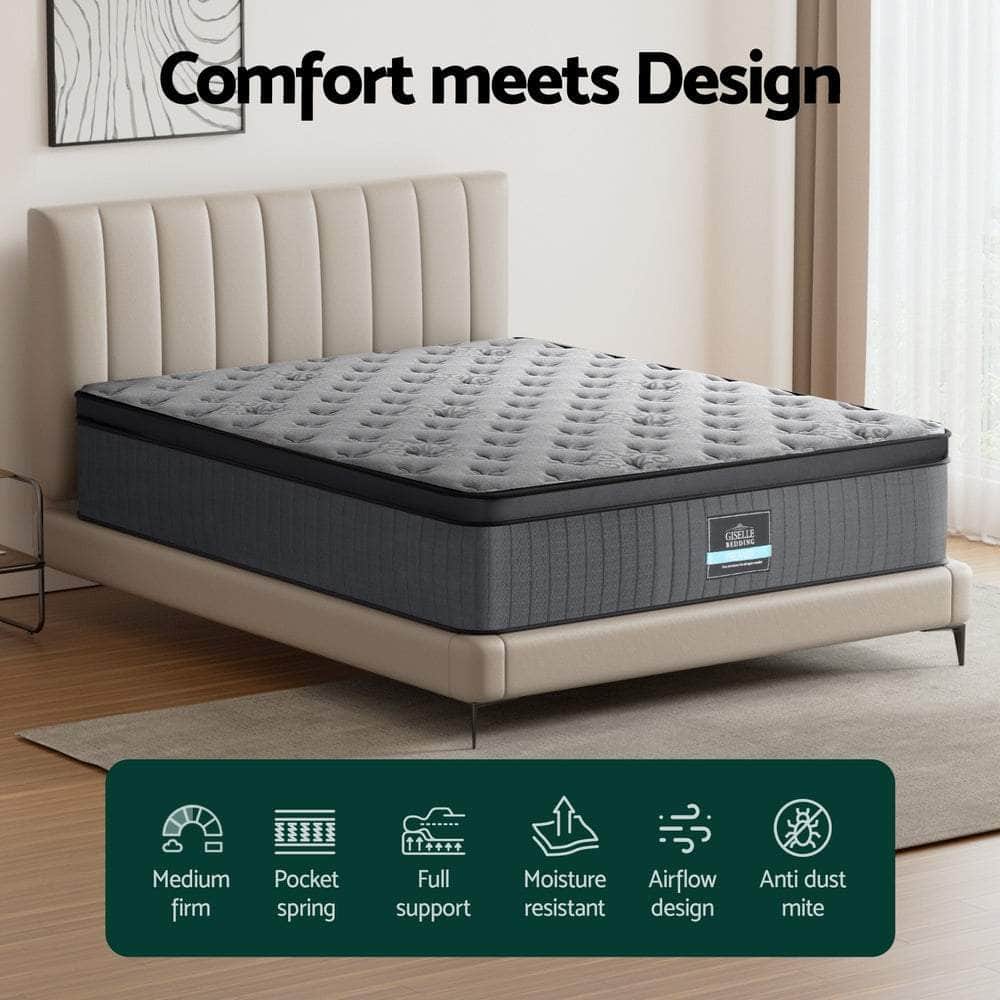 Bed Mattress 34cm Double/King/Queen/Single