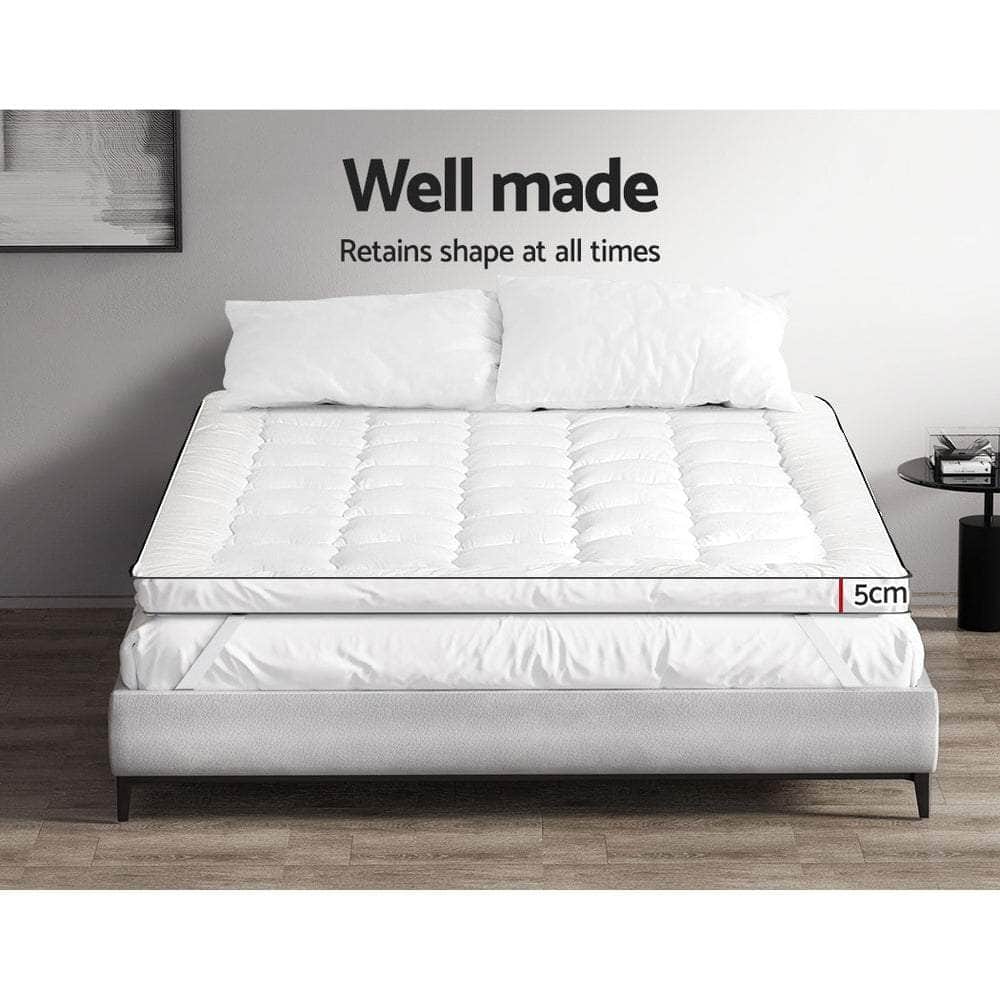Bedding Mattress Topper Pillowtop - King Single