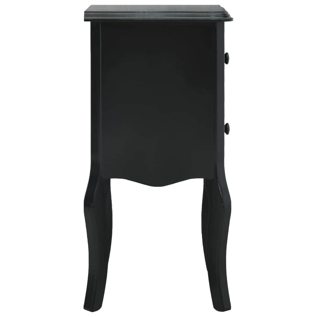 Bedside Cabinet Black