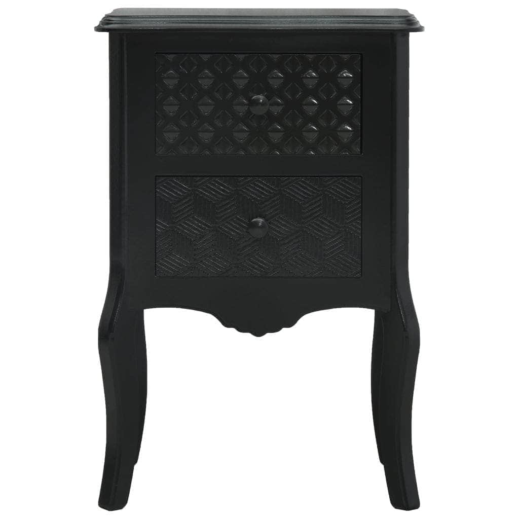 Bedside Cabinet Black