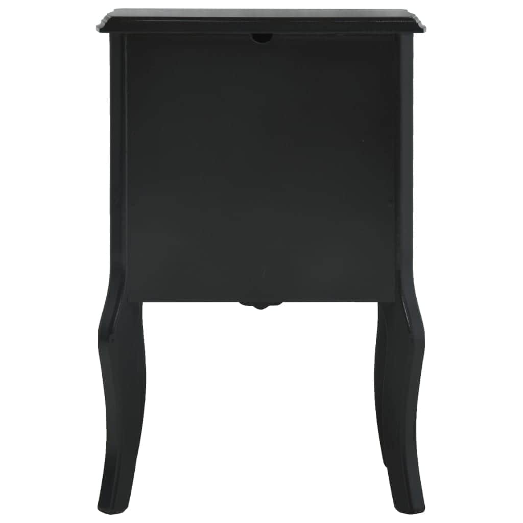 Bedside Cabinet Black