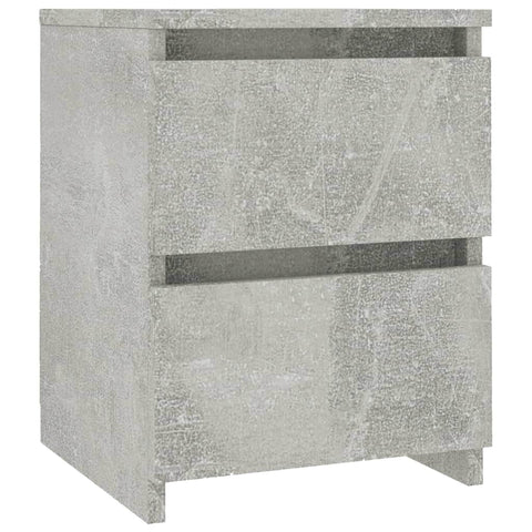 Bedside Cabinet Concrete Grey  Chipboard