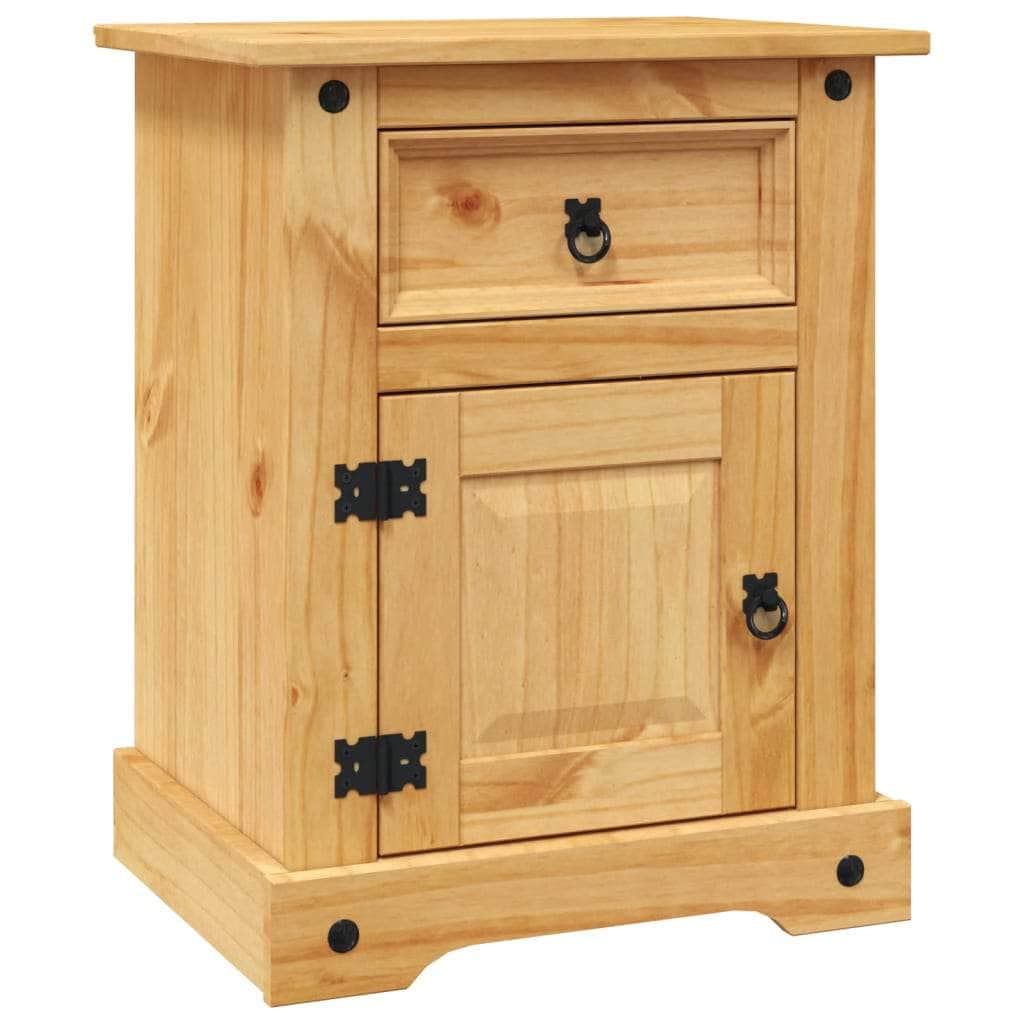 Bedside Cabinet Mexican Pine Corona Range