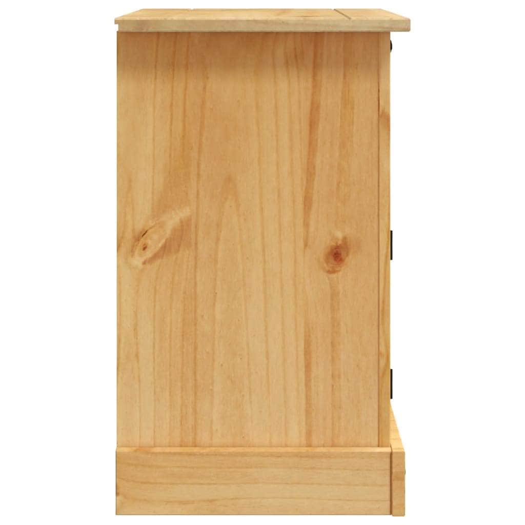 Bedside Cabinet Mexican Pine Corona Range