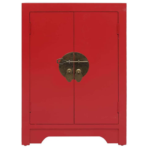 Bedside Cabinet Red
