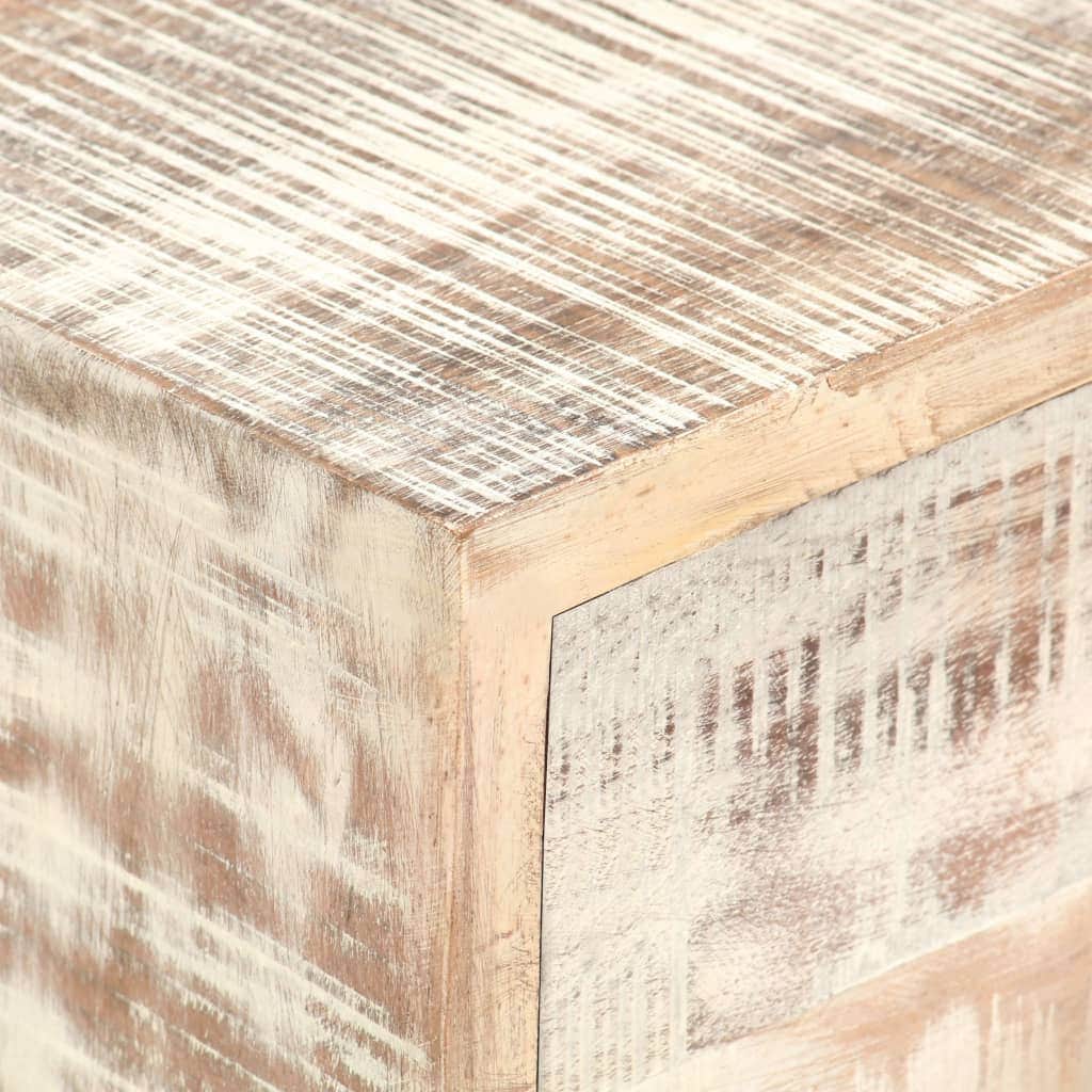 Bedside Cabinet Solid Acacia Wood