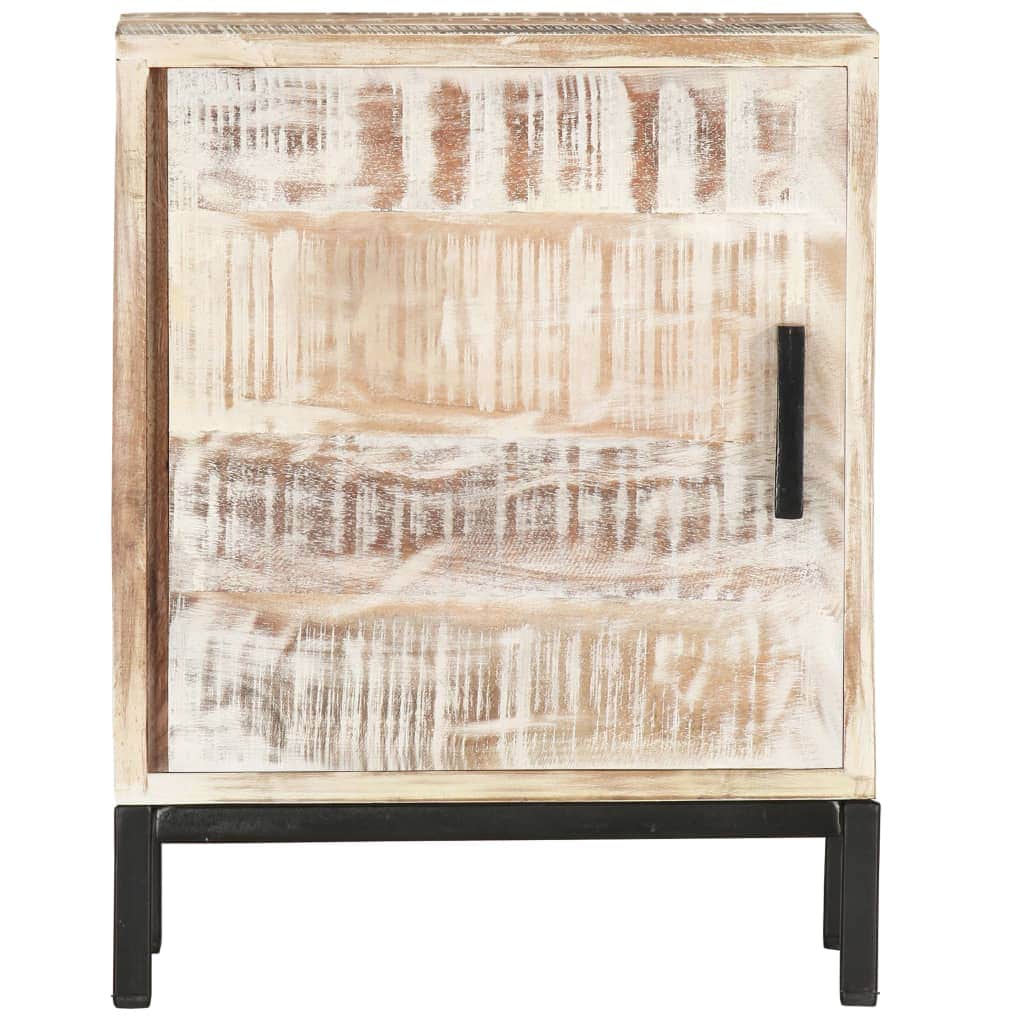 Bedside Cabinet Solid Acacia Wood