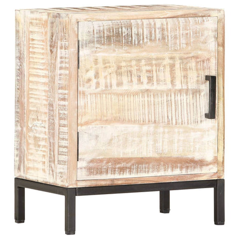 Bedside Cabinet Solid Acacia Wood