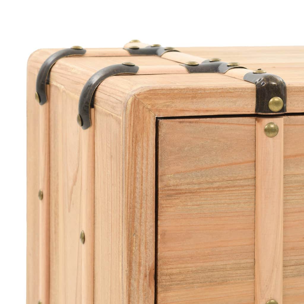 Bedside Cabinet Solid Fir Wood